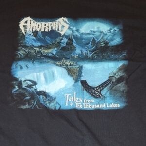 AMORHIS - TALES FROM THE THOUSAND LAKES - 20TH ANNIVERSARY - SHIRT - MENS XL